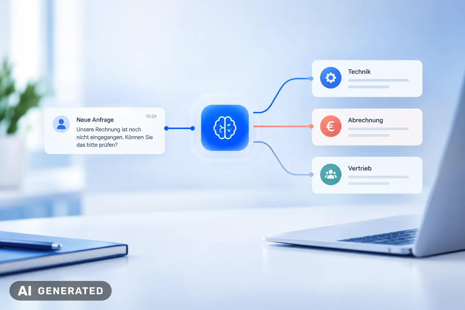 jev ai: Effiziente Kategorisierung für automatisiertes Ticket-Routing