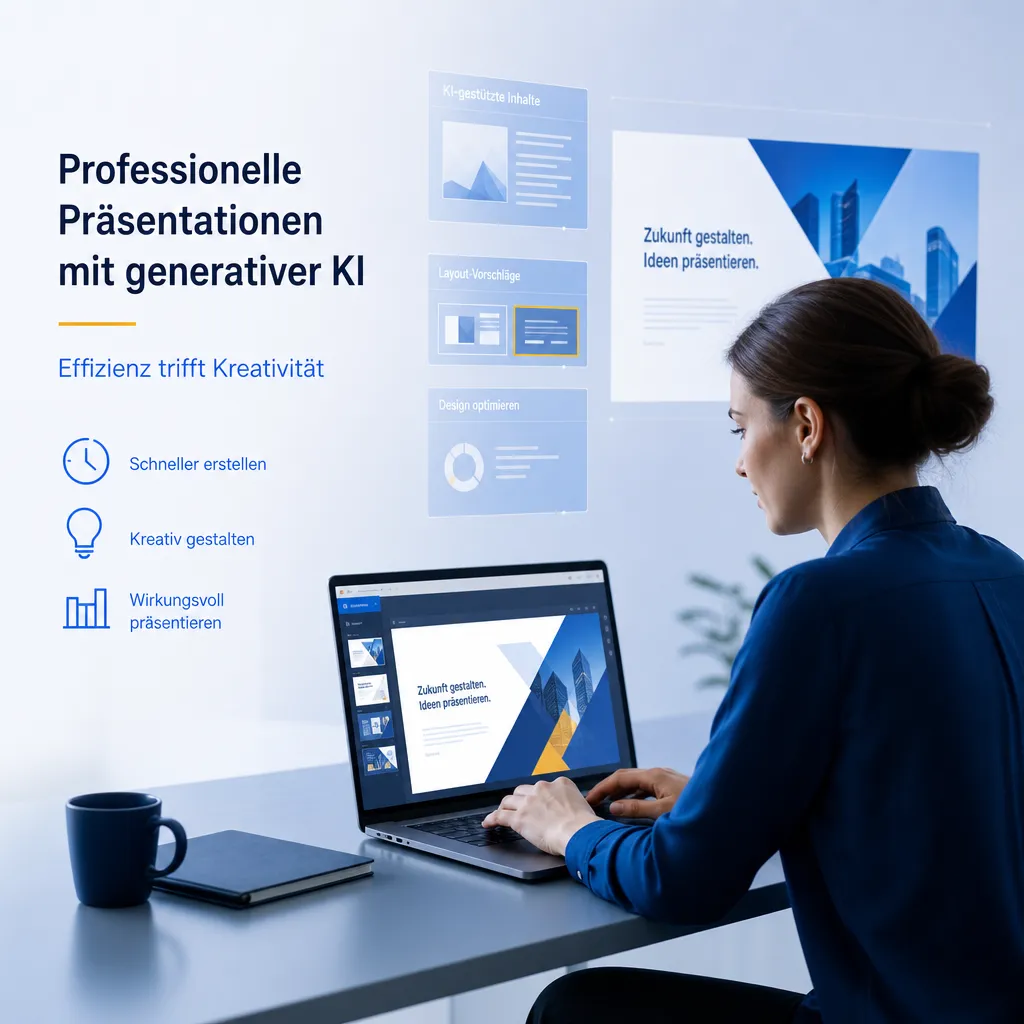 Professionelle Präsentationen mit generativer KI erstellen – Effizienz trifft Kreativität