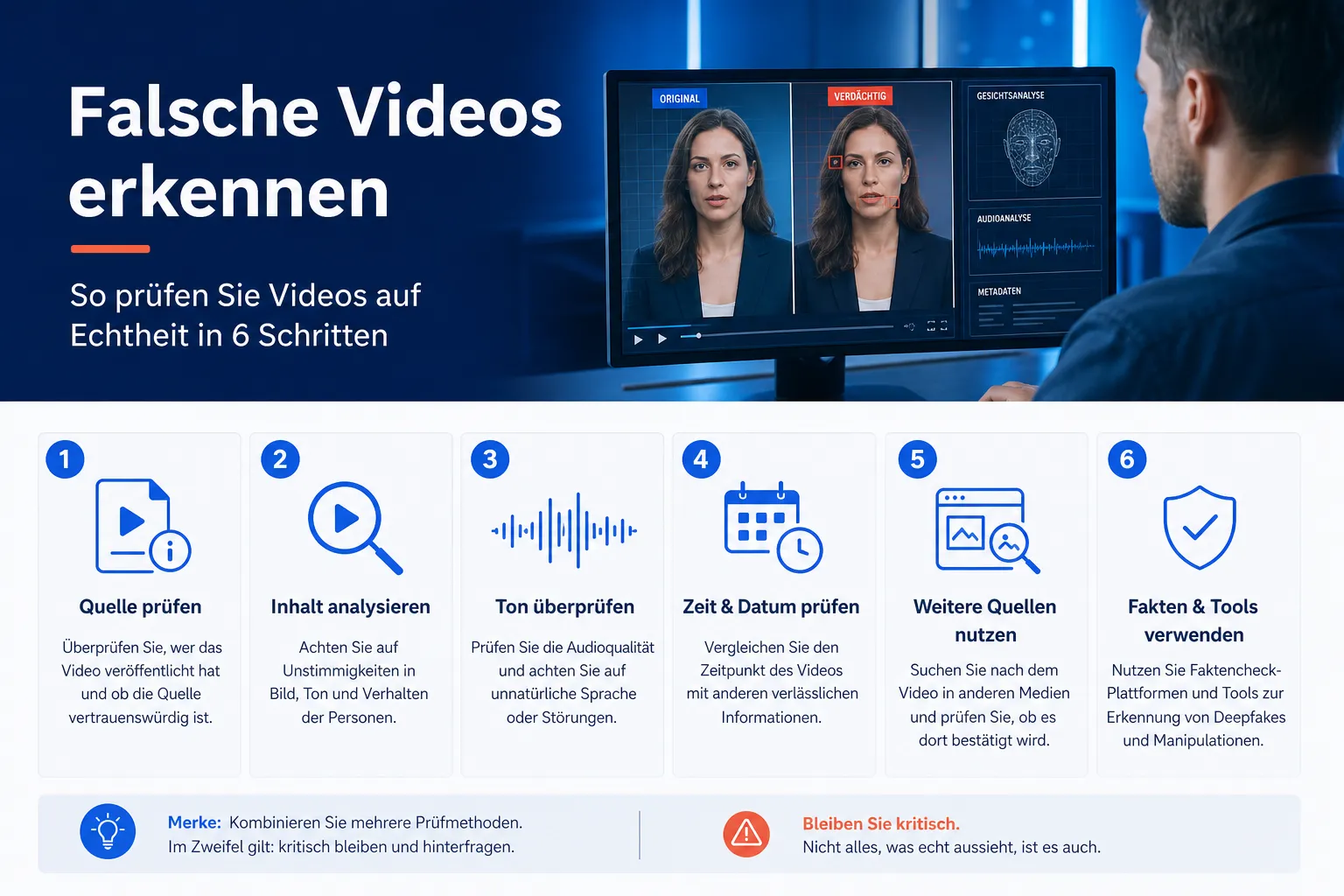Steps to Spot Fake Videos Steps to Detect Fake Videos